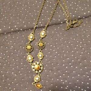 Elegant Gold and Silver Necklace